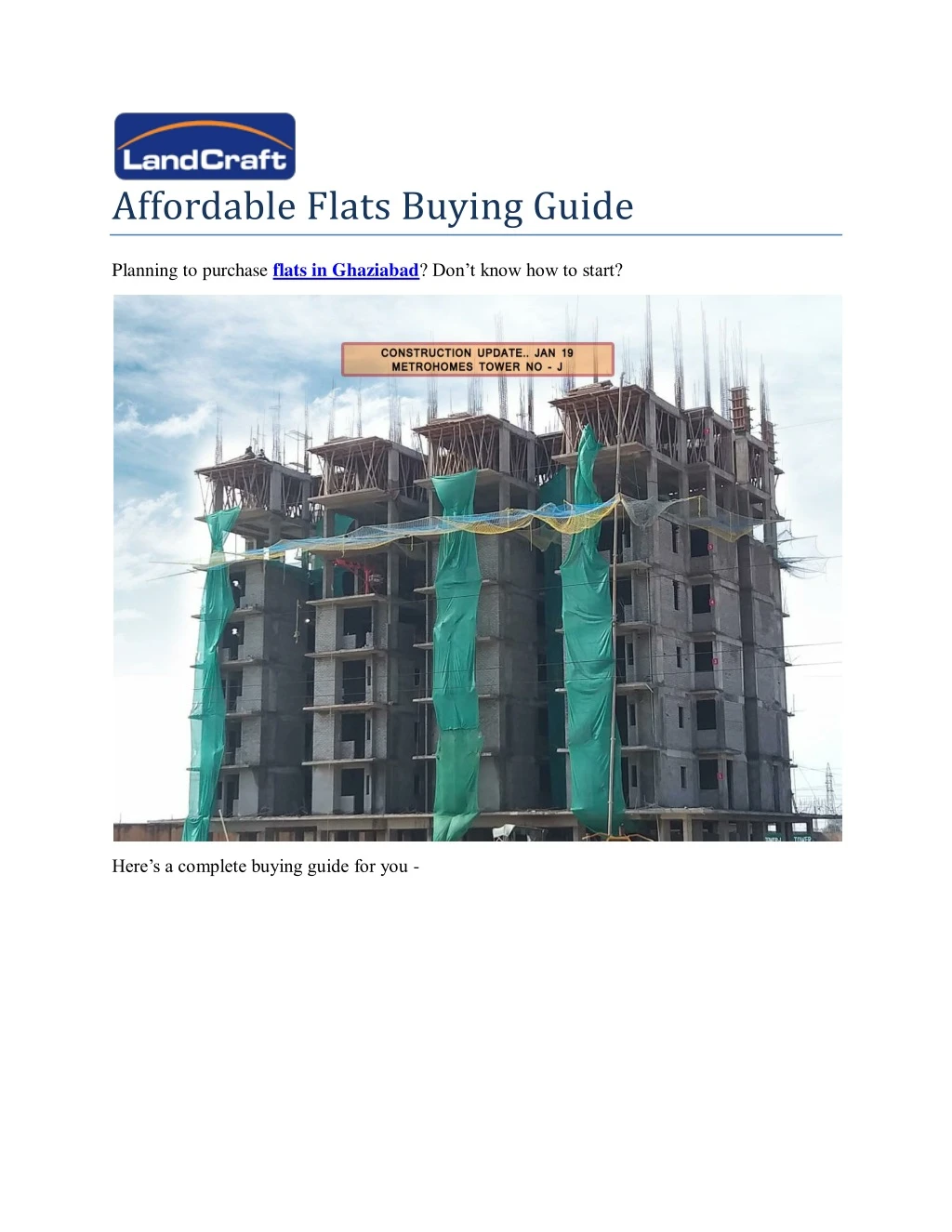 affordable flats buying guide