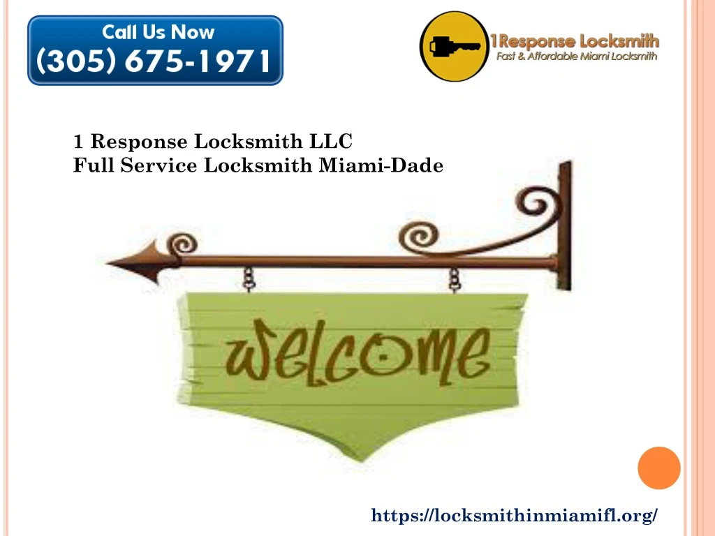 1 response locksmith llc full service locksmith