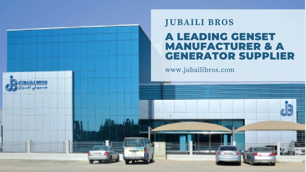 jubaili bros a leading genset manufacturer