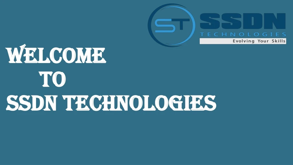 welcome welcome to to ssdn technologies ssdn