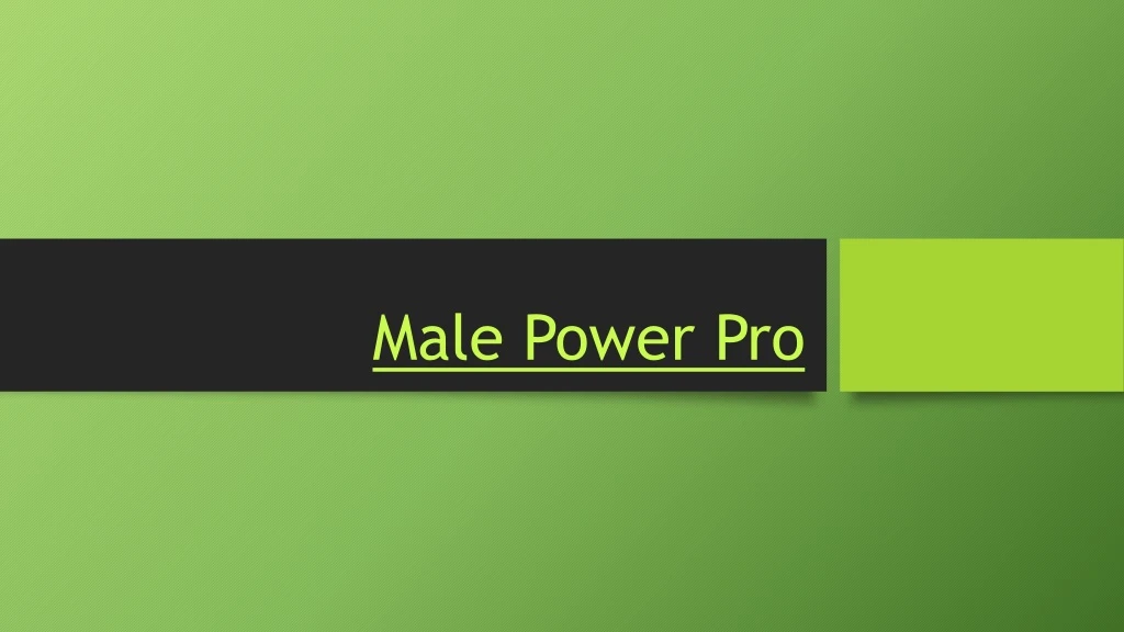 male power pro