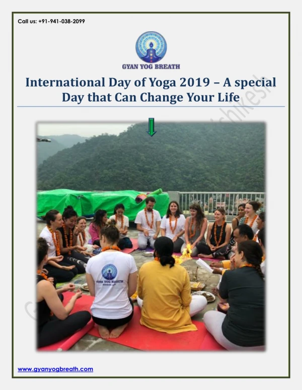 International Day of Yoga 2019 – A special Day that Can Change Your Life