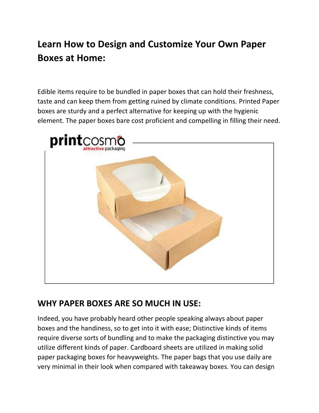 learn how to design and customize your own paper