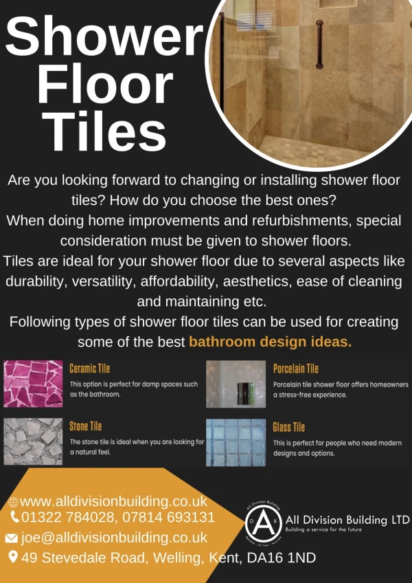 Shower Floor Tiles