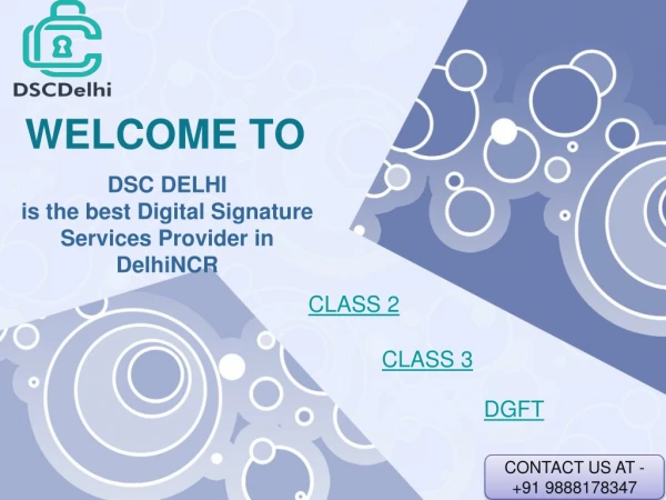 Digital signature service in Noida, Delhi NCR,India