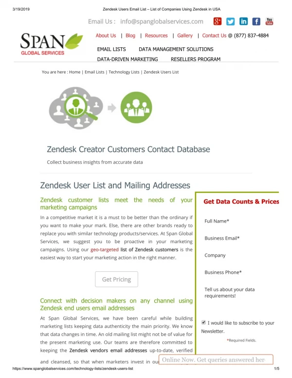 List of companies using Zendesk