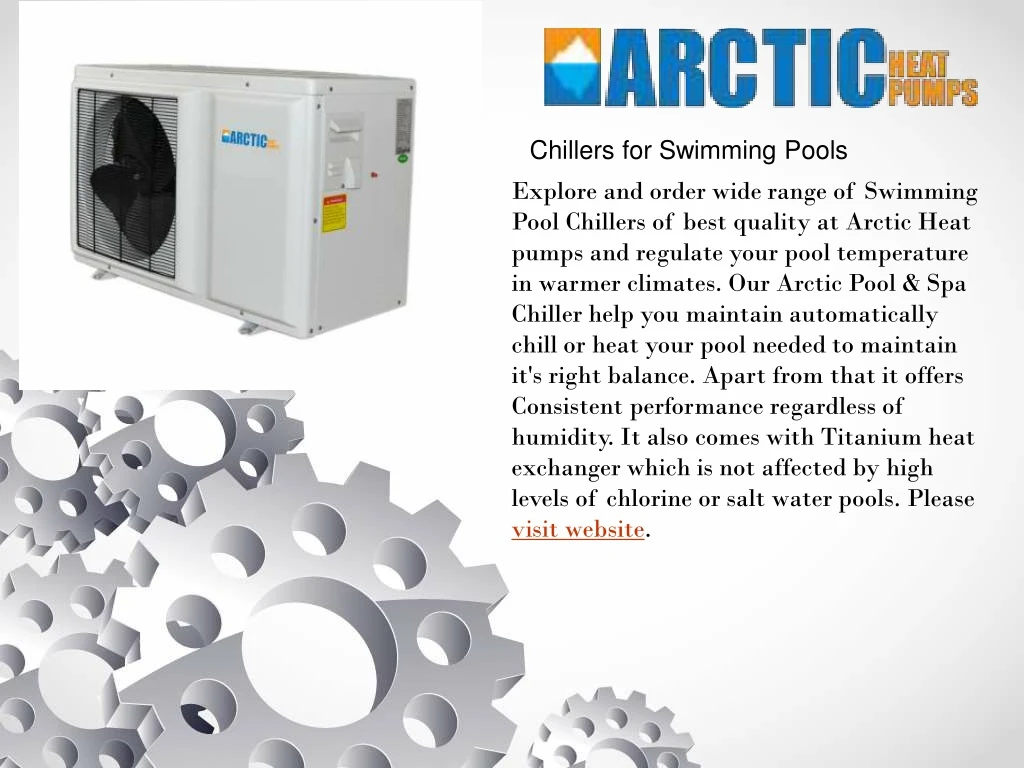 chillers for swimming pools explore and order