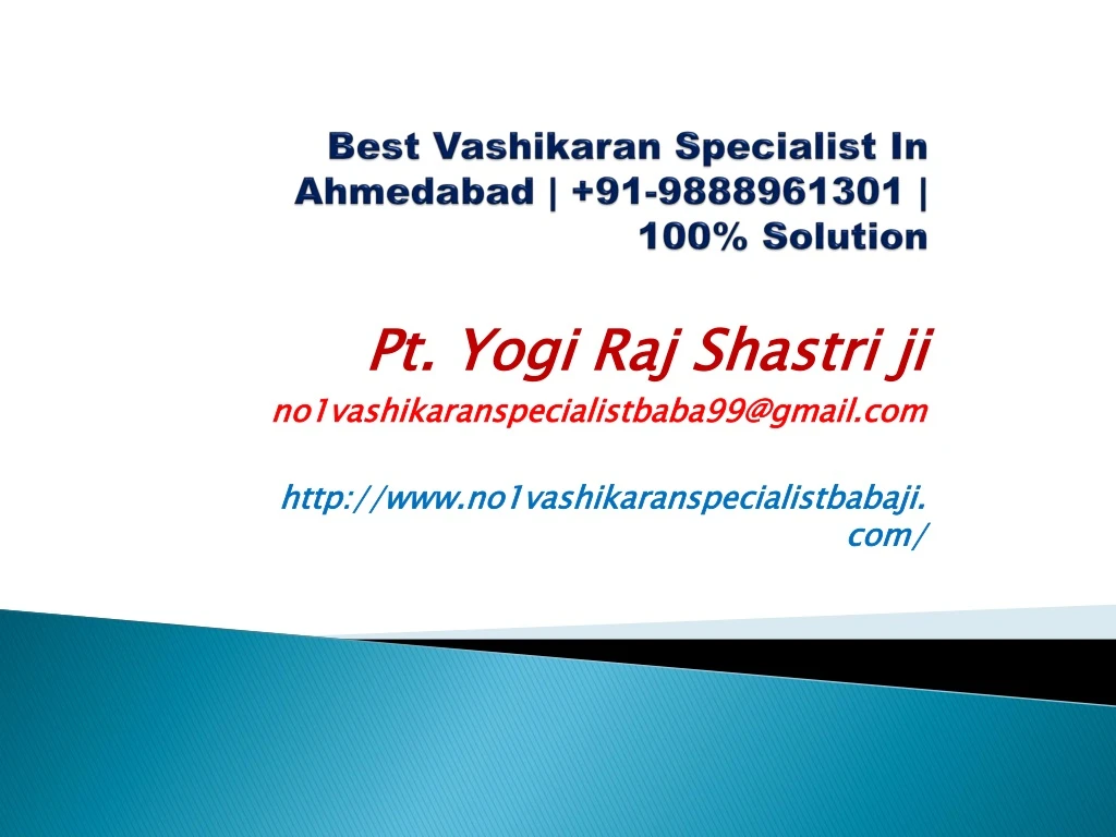 best vashikaran specialist in ahmedabad 91 9888961301 100 solution