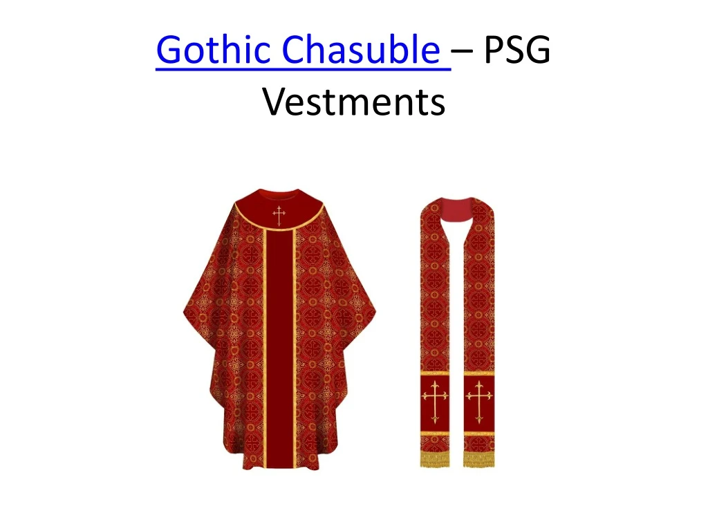 gothic chasuble psg vestments