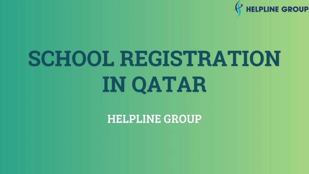 school registration in qatar
