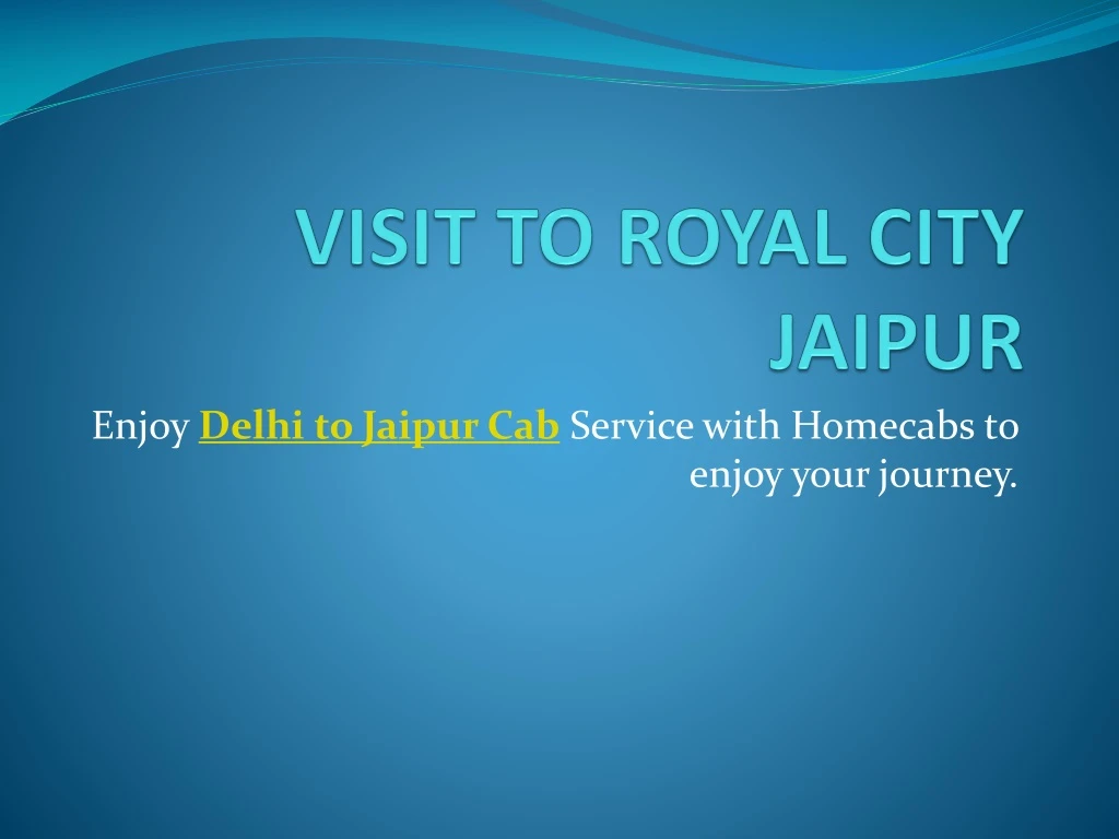 visit to royal city jaipur