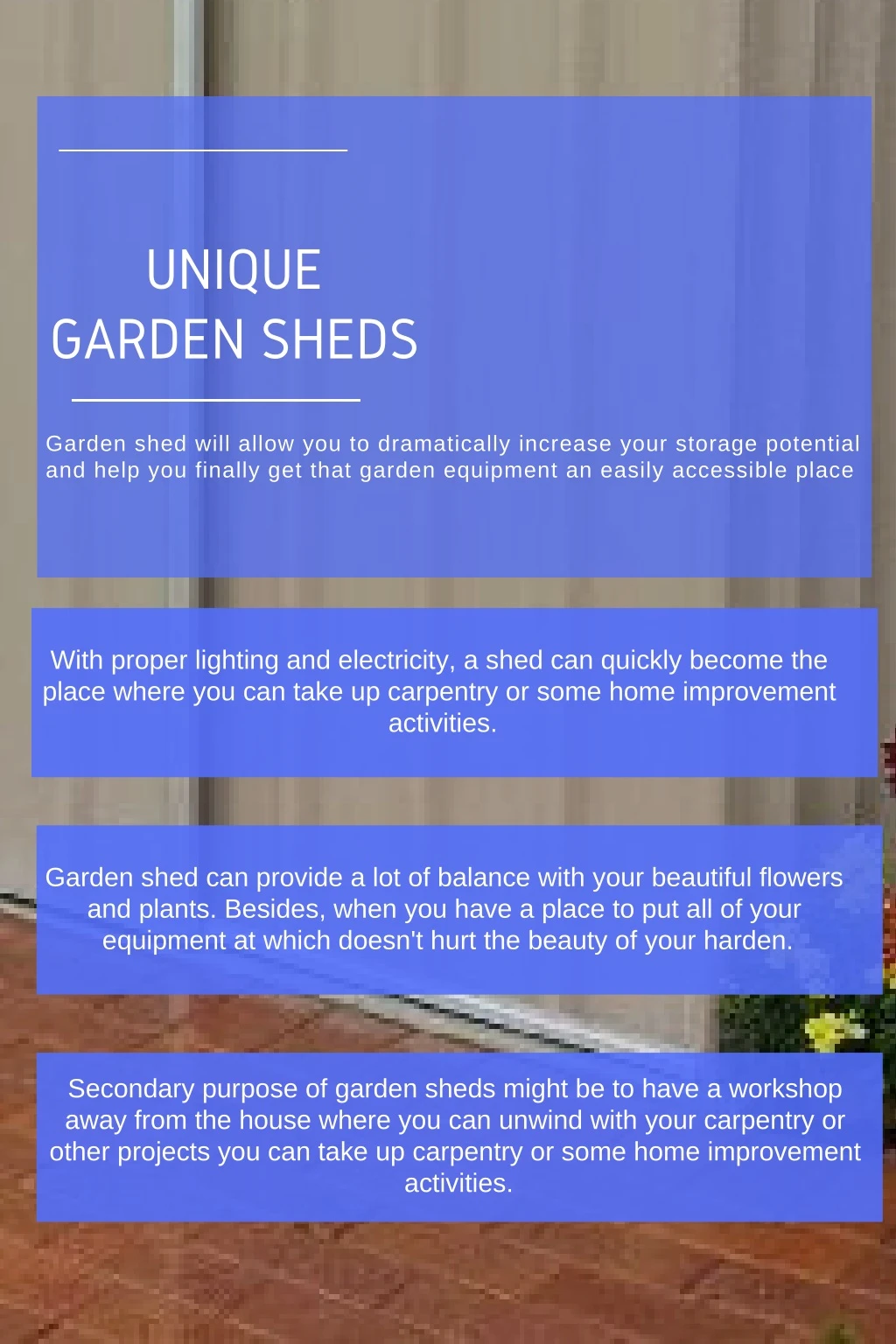 unique garden sheds