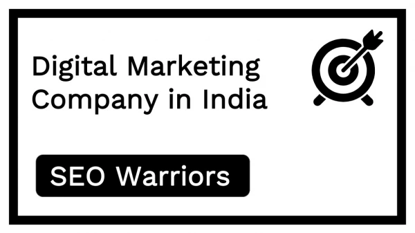 Digital Marketing Company in India - SEO Warriors