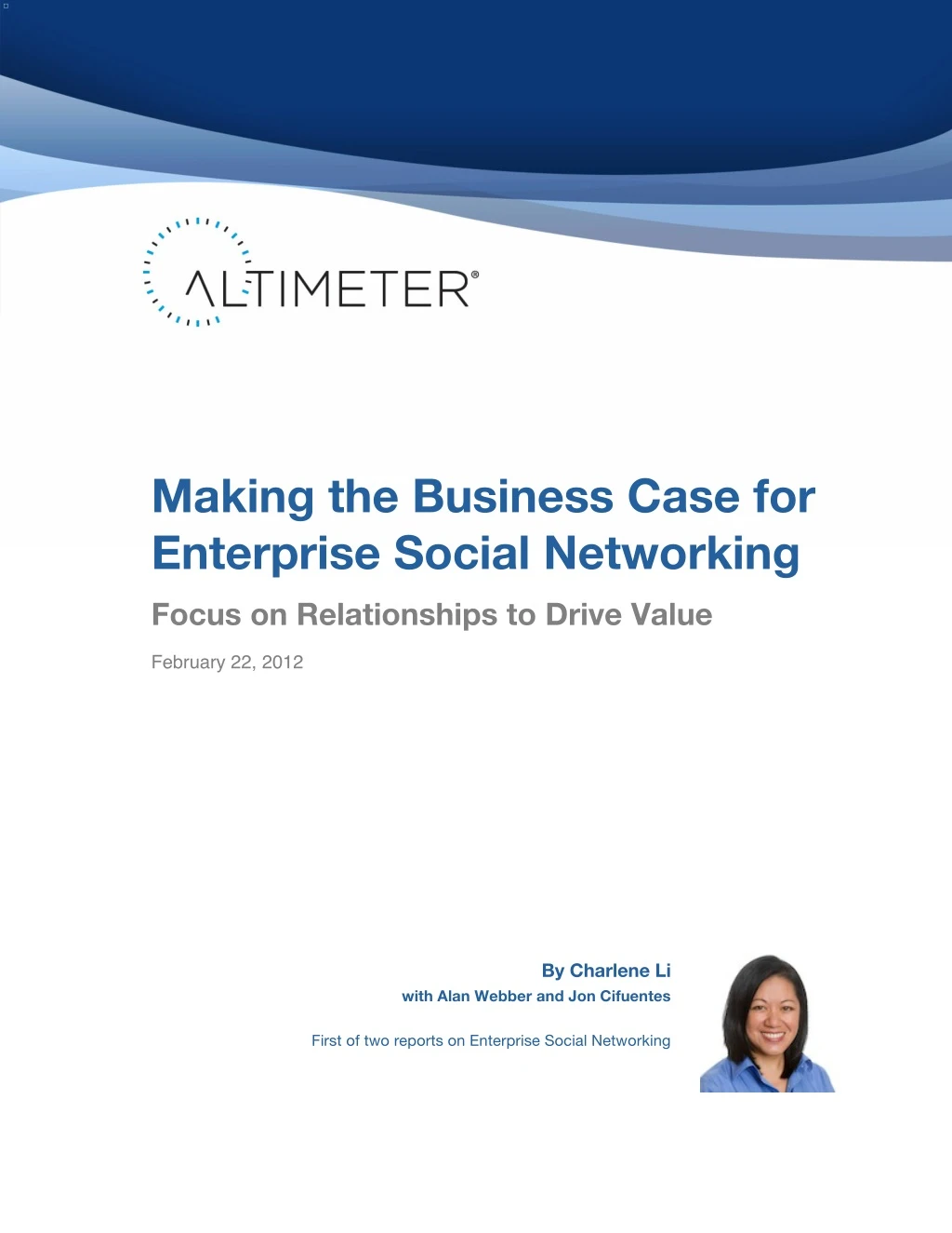 making the business case for enterprise social
