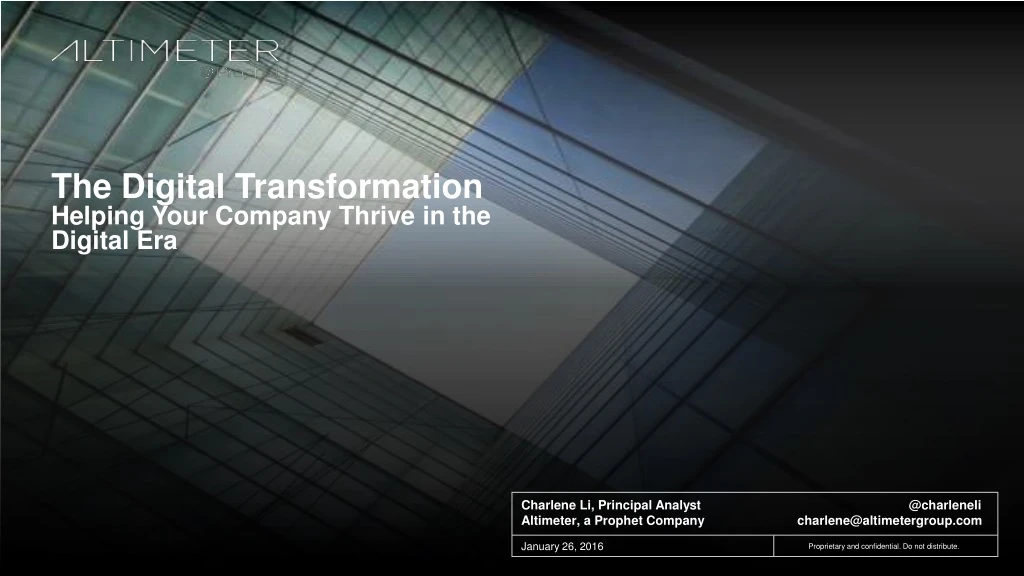 the digital transformation helping your company