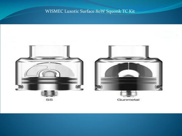 wismec luxotic surface 80w squonk tc kit