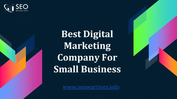 Best Digital Marketing Company For Small Business