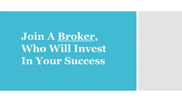 100% commission broker