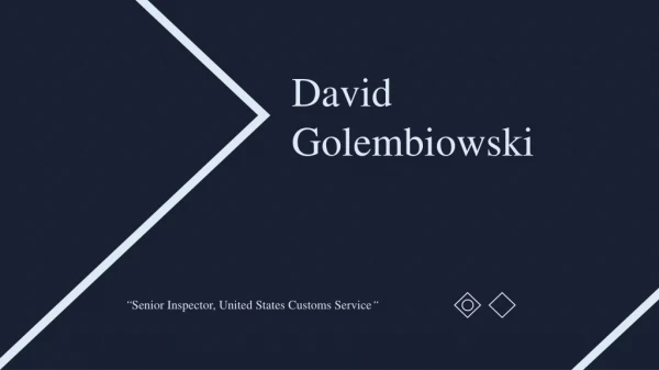David Golembiowski (New York) - Experienced Professional
