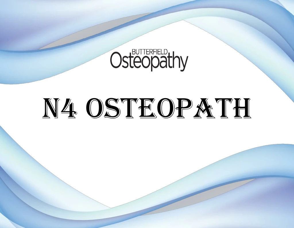 n4 osteopath