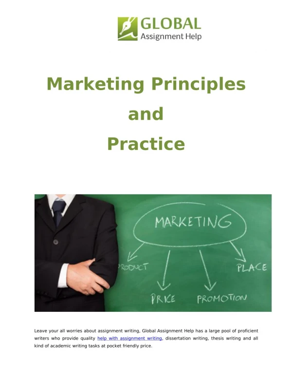 Marketing Principles and Practice to Promote the Business Product