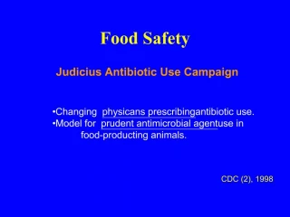 Food Safety - slide 1