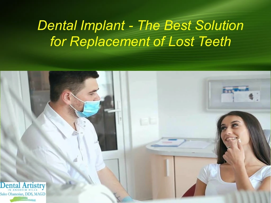 dental implant the best solution for replacement