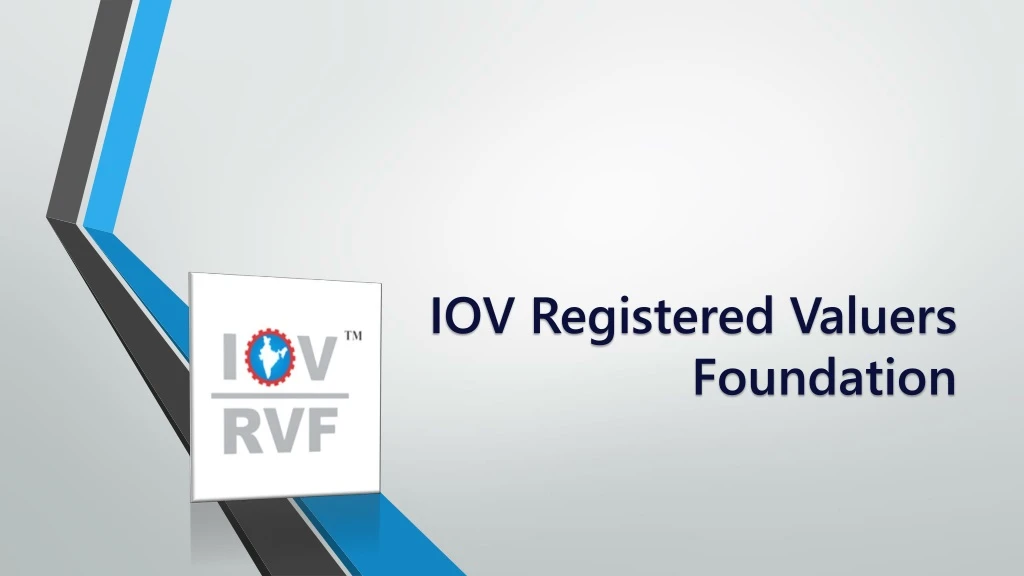 iov registered valuers foundation