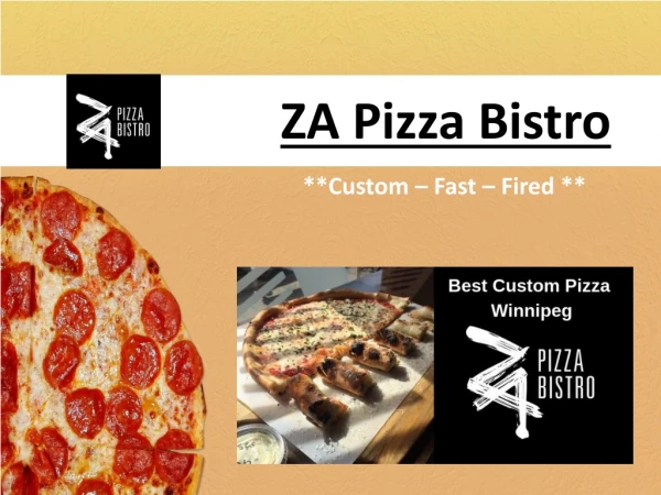 Create Your Own Pizza @ ZA Pizza Bistro
