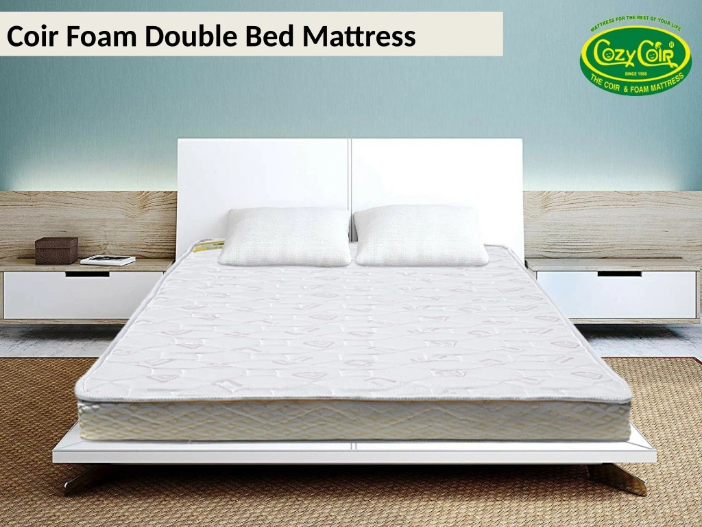 coir foam double bed mattress