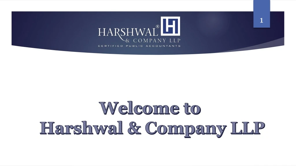 welcome to harshwal company llp