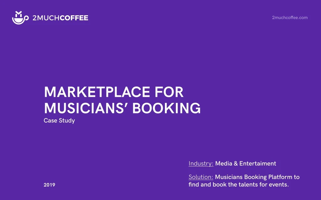 marketplace for musicians booking case study