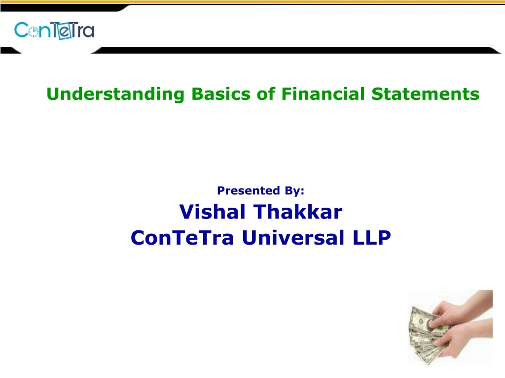 understanding basics of financial statements