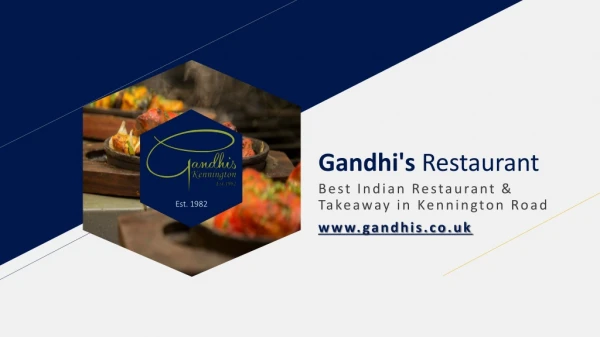 Gandhi's - Indian Restaurant & Takeaway in Kennington Road, London