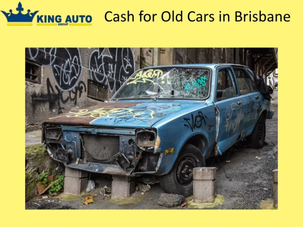 Cash for Old Cars in Brisbane