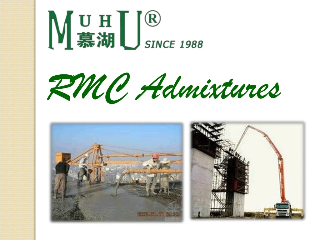 rmc admixtures