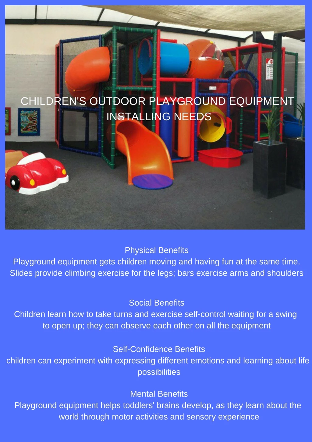 children s outdoor playground equipment