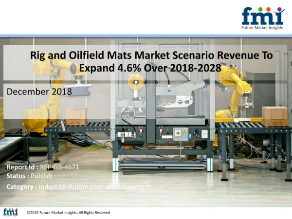 Rig and Oilfield Mats Market To Register a CAGR 4.6% During 2018-2028