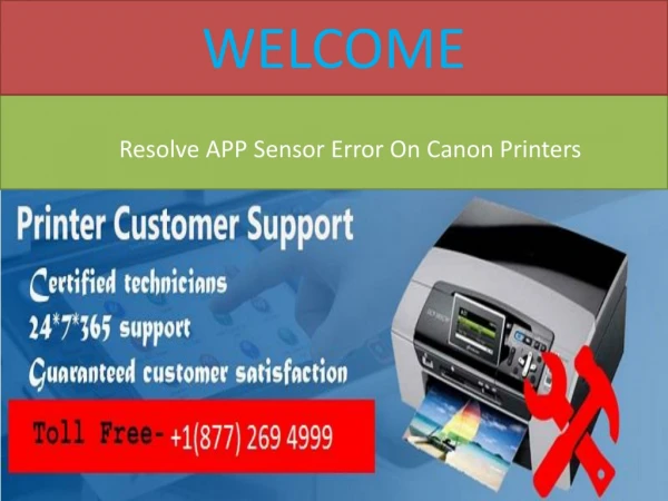Resolve APP Sensor Error On Canon Printers