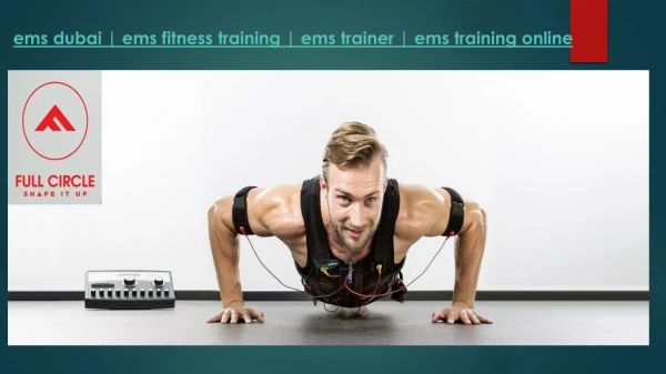 Ems Dubai-ems Fitness Training-ems Trainer-ems Training Online