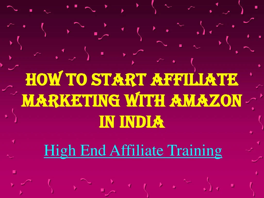 how to start affiliate how to start affiliate