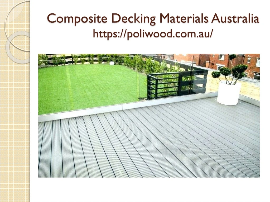 composite decking materials australia https poliwood com au