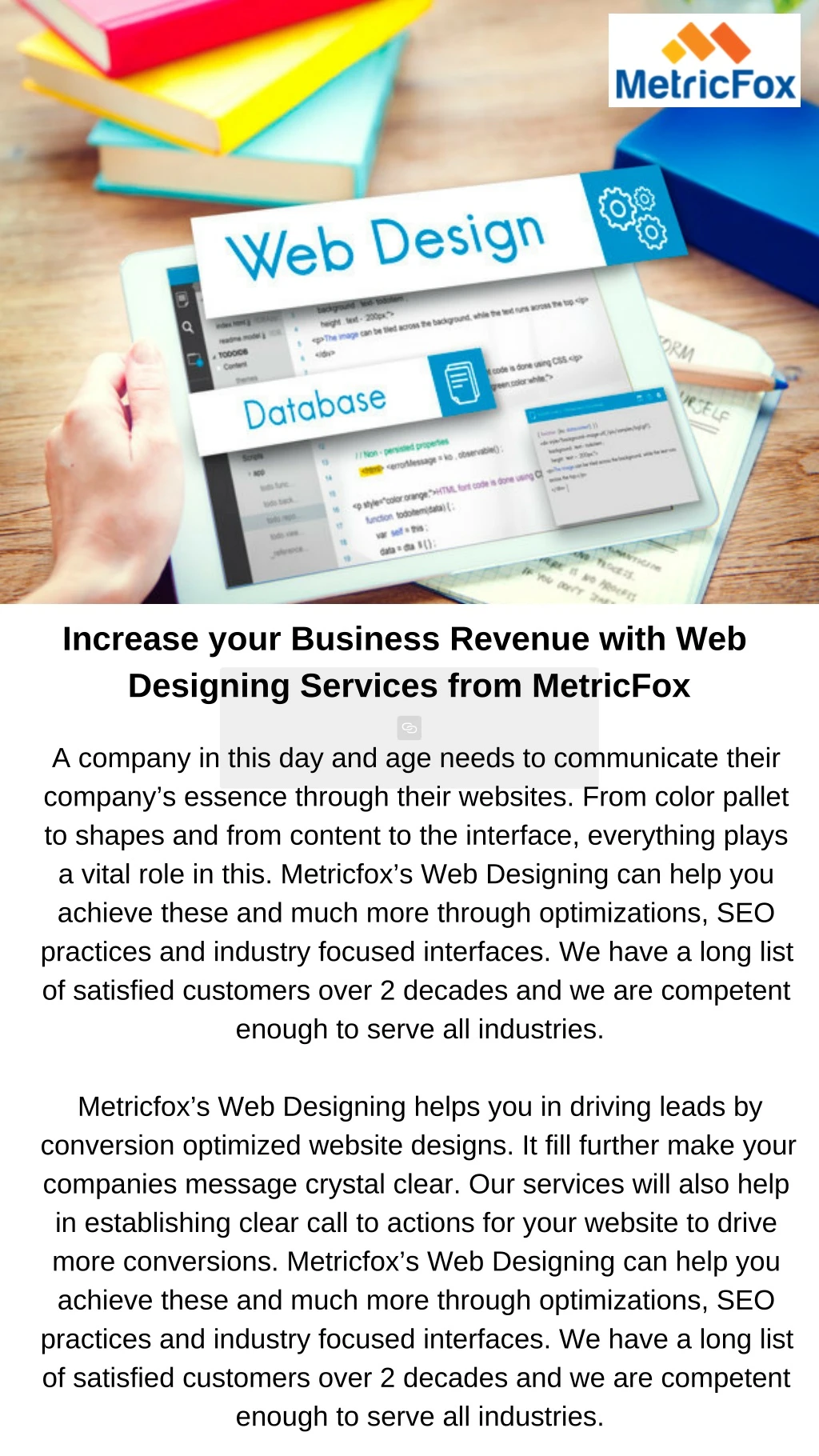 increase your business revenue with web designing