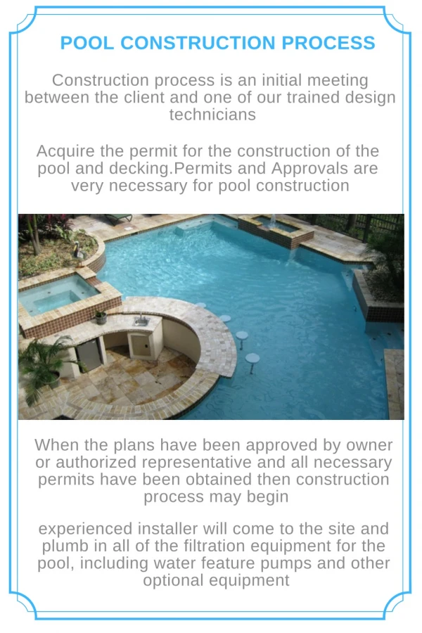 Pool Construction Process