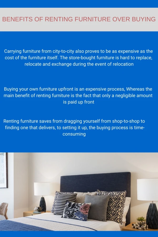 Benefits of renting furniture over buying