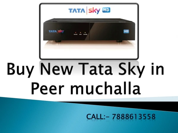 Tata Sky in Peer Muchalla
