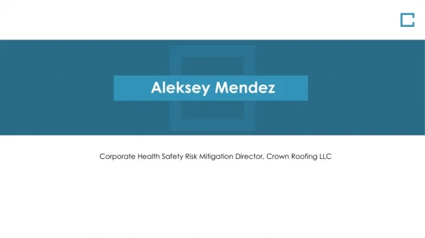 Aleksey Mendez - Safety Professional