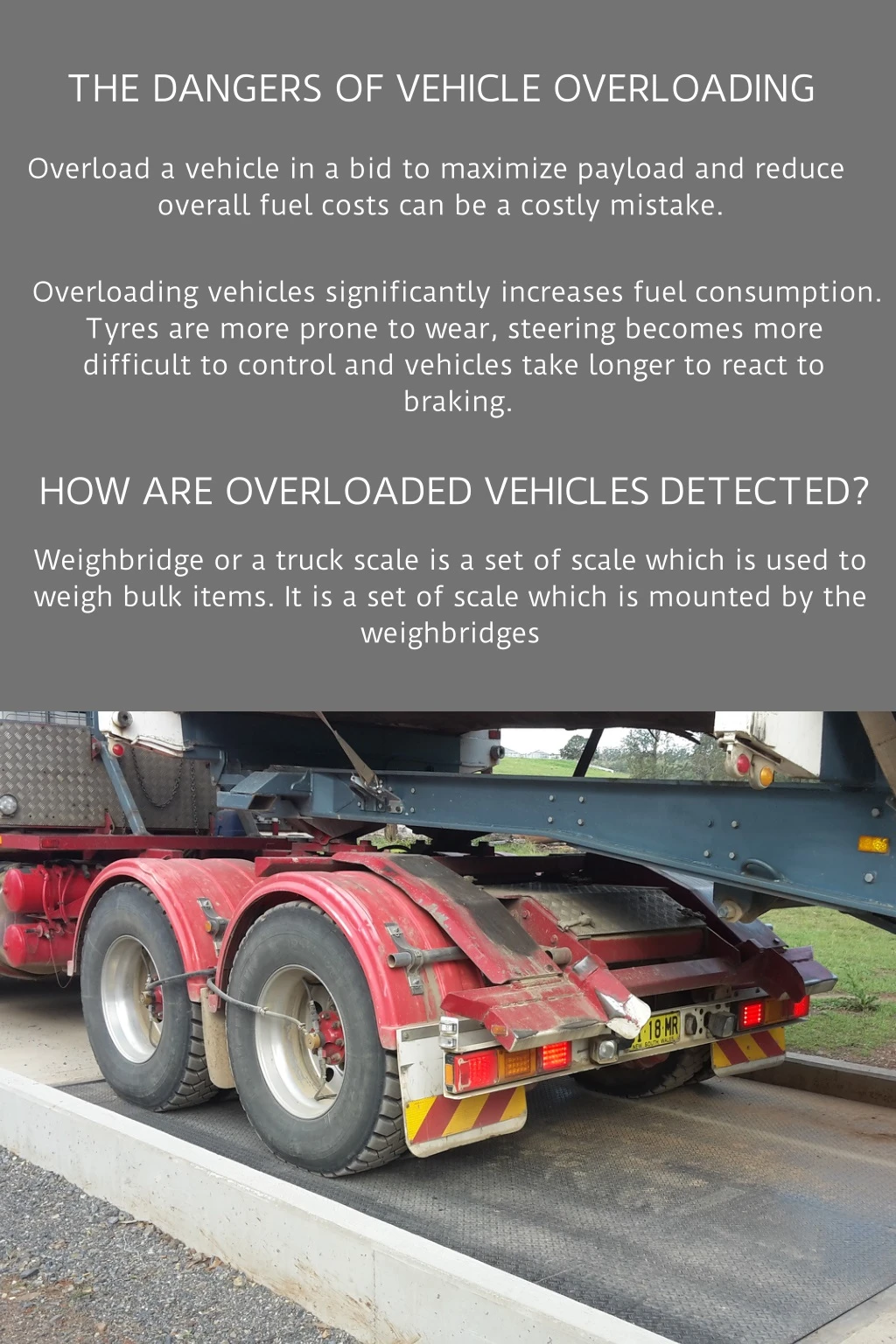 the dangers of vehicle overloading