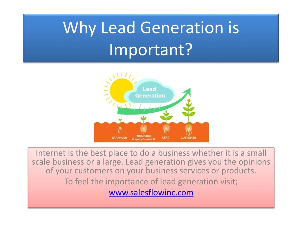 why lead generation is important