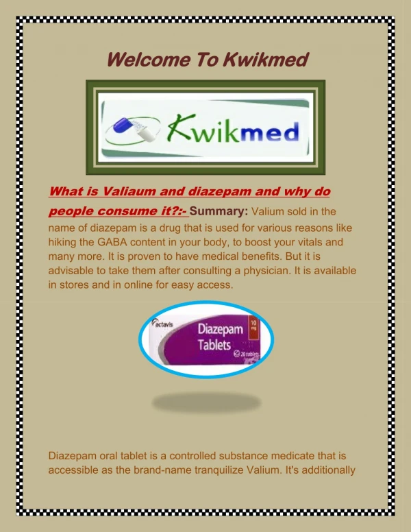 Tramadol Tablets for Sale UK, Buy Valium Next Day UK -www.kwikmed.in